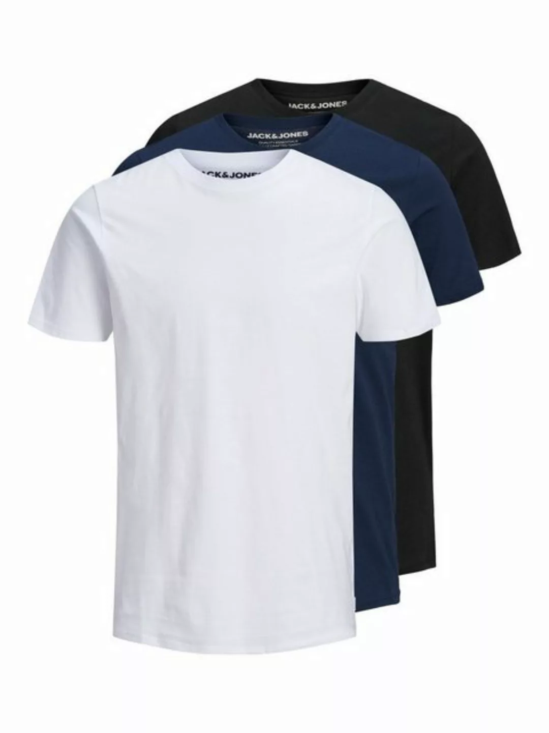 Jack & Jones T-Shirt Jack and Jones Herren Trend T-Shirt im 3er Pack günstig online kaufen