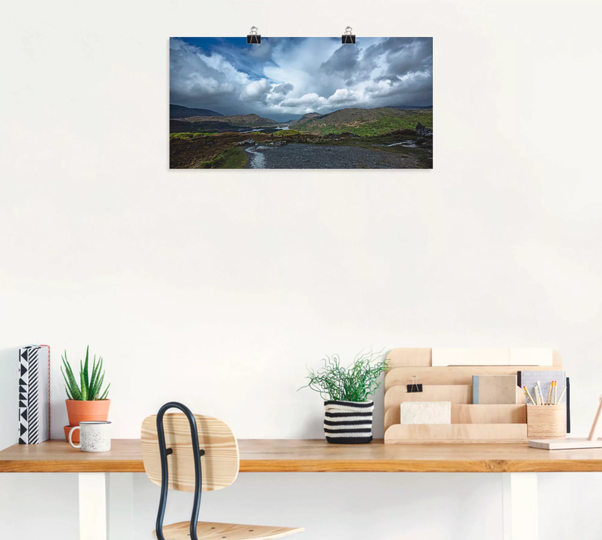 Artland Poster "Irland - Natur pur", Europa, (1 St.), als Leinwandbild, Wan günstig online kaufen