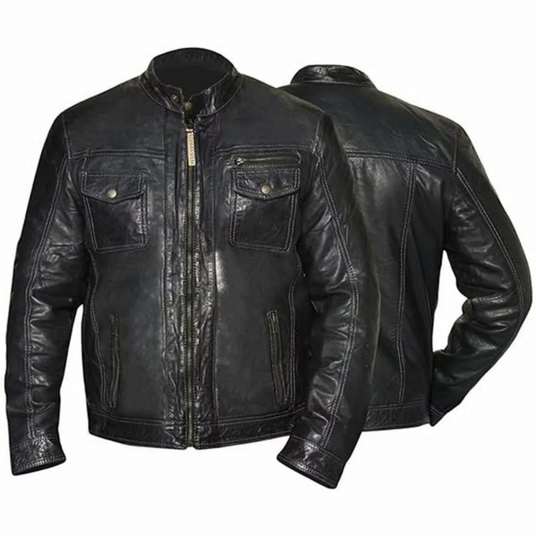 German Wear Lederjacke Trend 513J Lederjacke Jacke aus Lamm Nappa Leder Sch günstig online kaufen