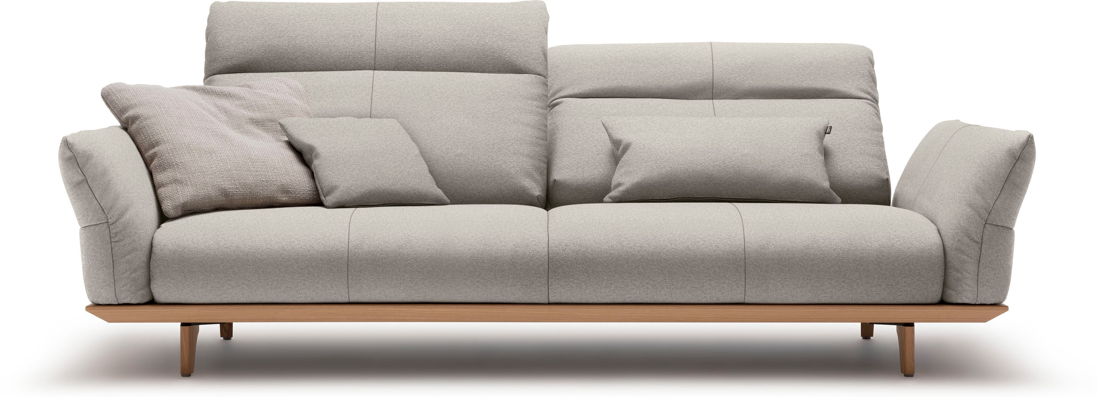 hülsta sofa 3,5-Sitzer "hs.460", Sockel in Eiche, Füße Eiche natur, Breite günstig online kaufen