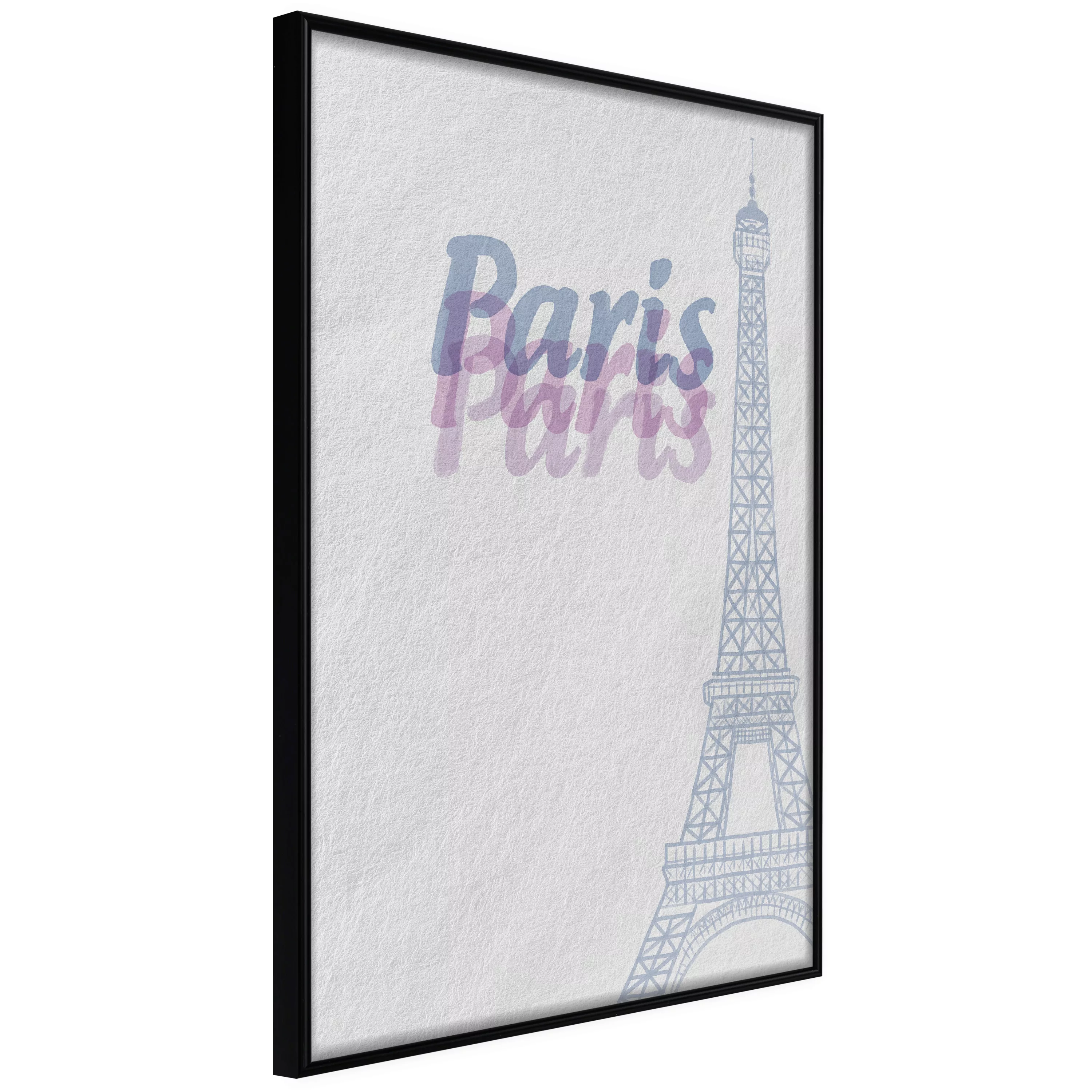Poster - Pastel Paris günstig online kaufen