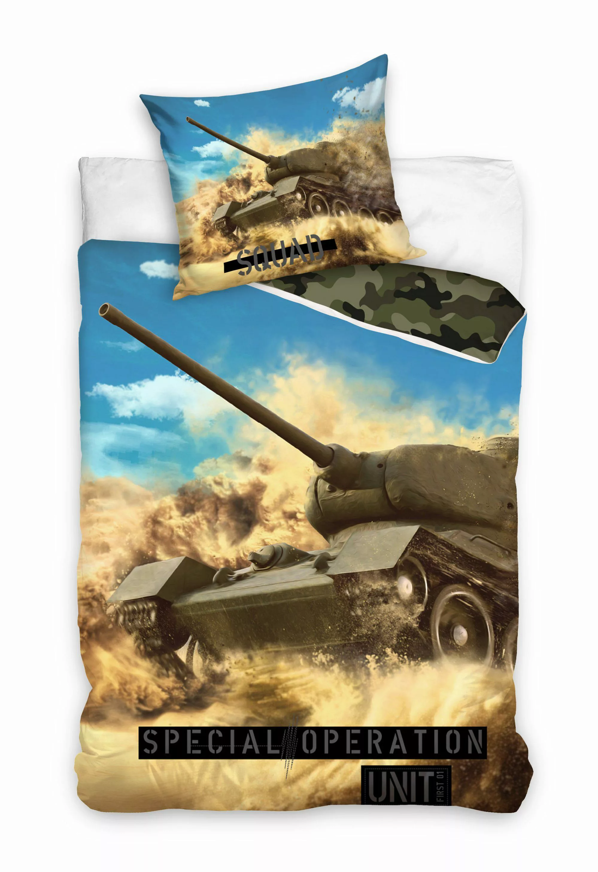 Carbotex Bettwäsche Tank Panzer Military Bettwäsche günstig online kaufen