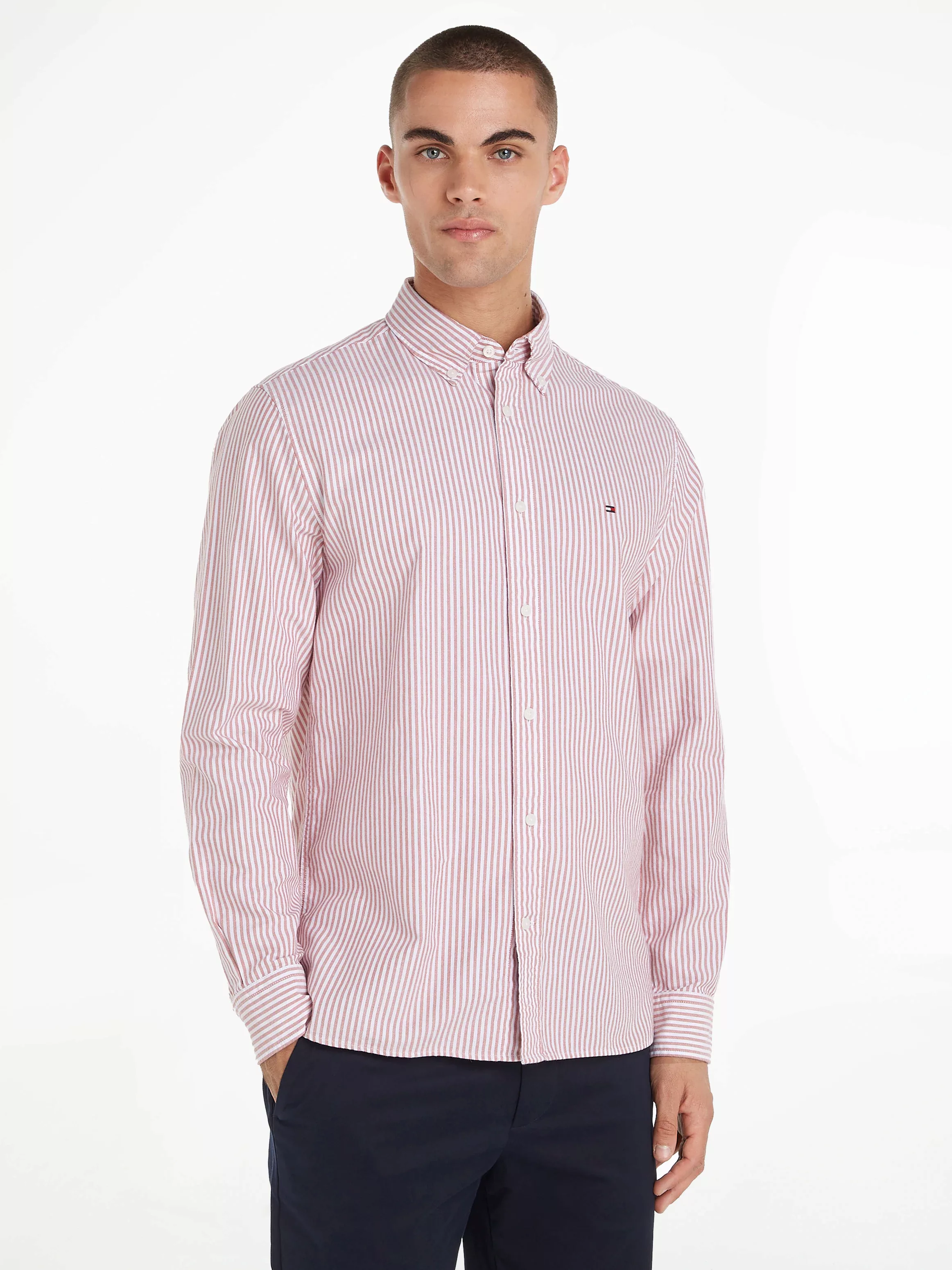 Tommy Hilfiger Langarmhemd "HERITAGE OXFORD STRIPE RF SHIRT" günstig online kaufen