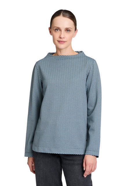 Betty&Co Kurzarmshirt Betty & Co Strukturshirt mit Turtle Neck (1-tlg) Stru günstig online kaufen