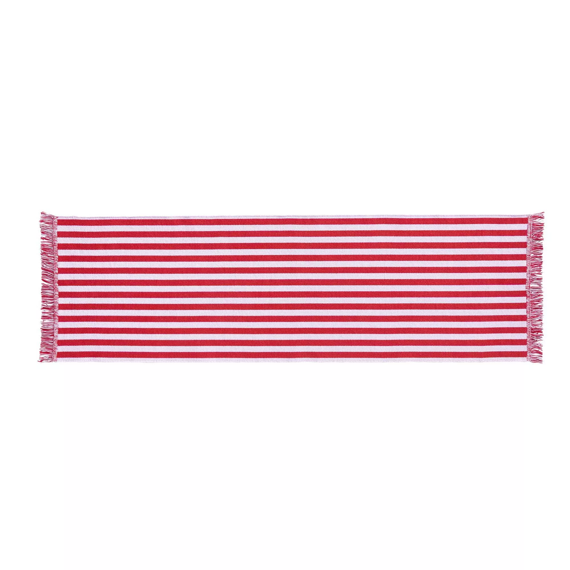 HAY - Stripes and Stripes Teppich/Läufer 200x60cm - raspberry ripple/LxB 20 günstig online kaufen