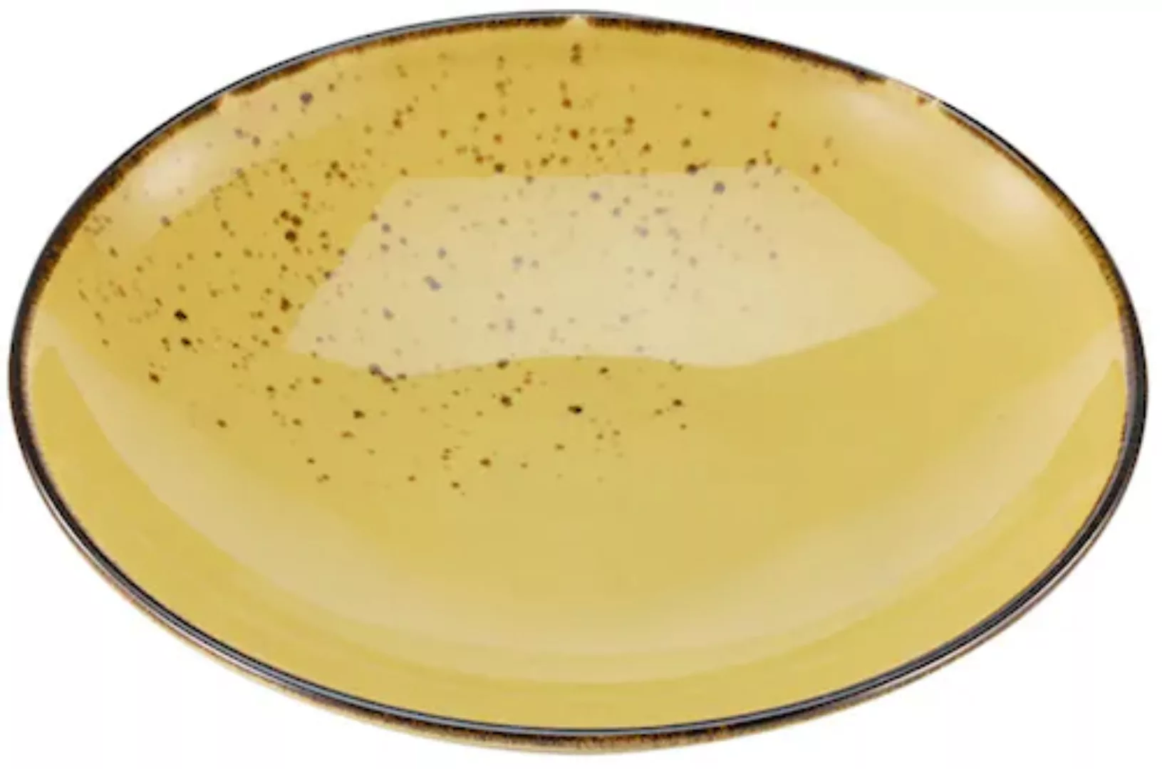CreaTable Suppenteller NATURE COLLECTION hellblau Steinzeug D: ca. 22 cm günstig online kaufen