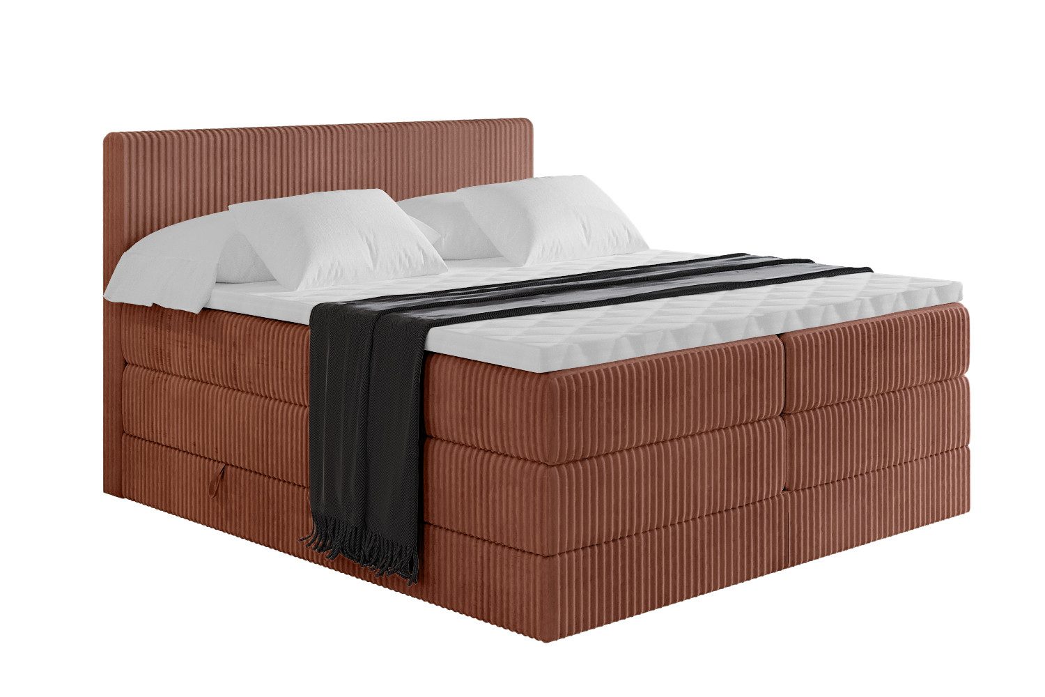 ALTDECOR Boxspringbett TOLO KING (Multipocket-Matratze H4, günstig online kaufen