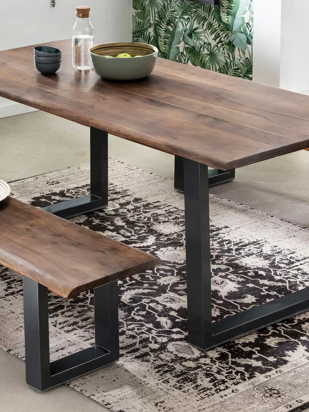 SIT Esstisch »Tops&Tables«, Tischplatte aus Akazie mit Baumkante wie gewach günstig online kaufen