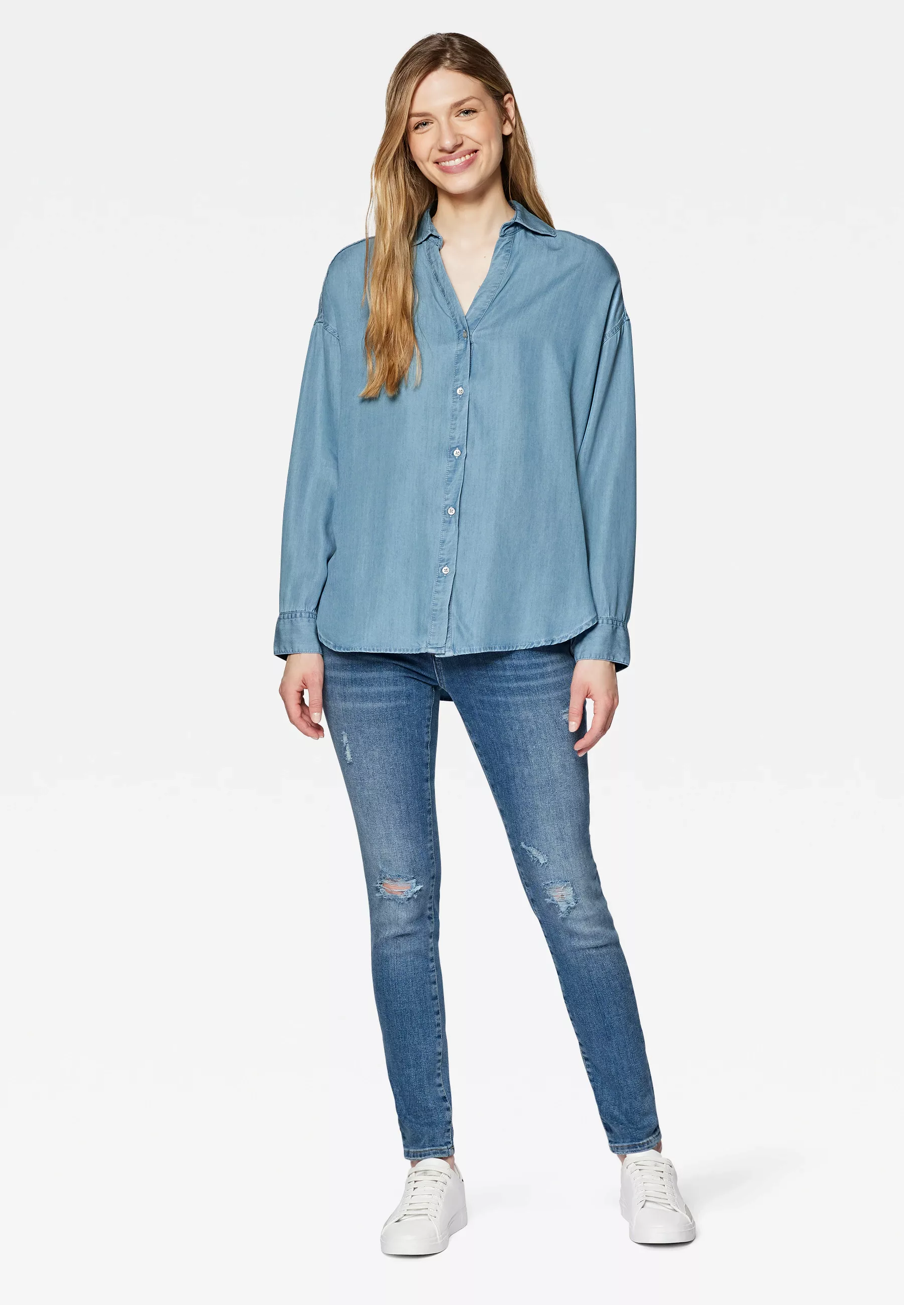 Mavi Hemdbluse "LONG SLEEVE SHIRT", Home Lux aus Lyocell günstig online kaufen