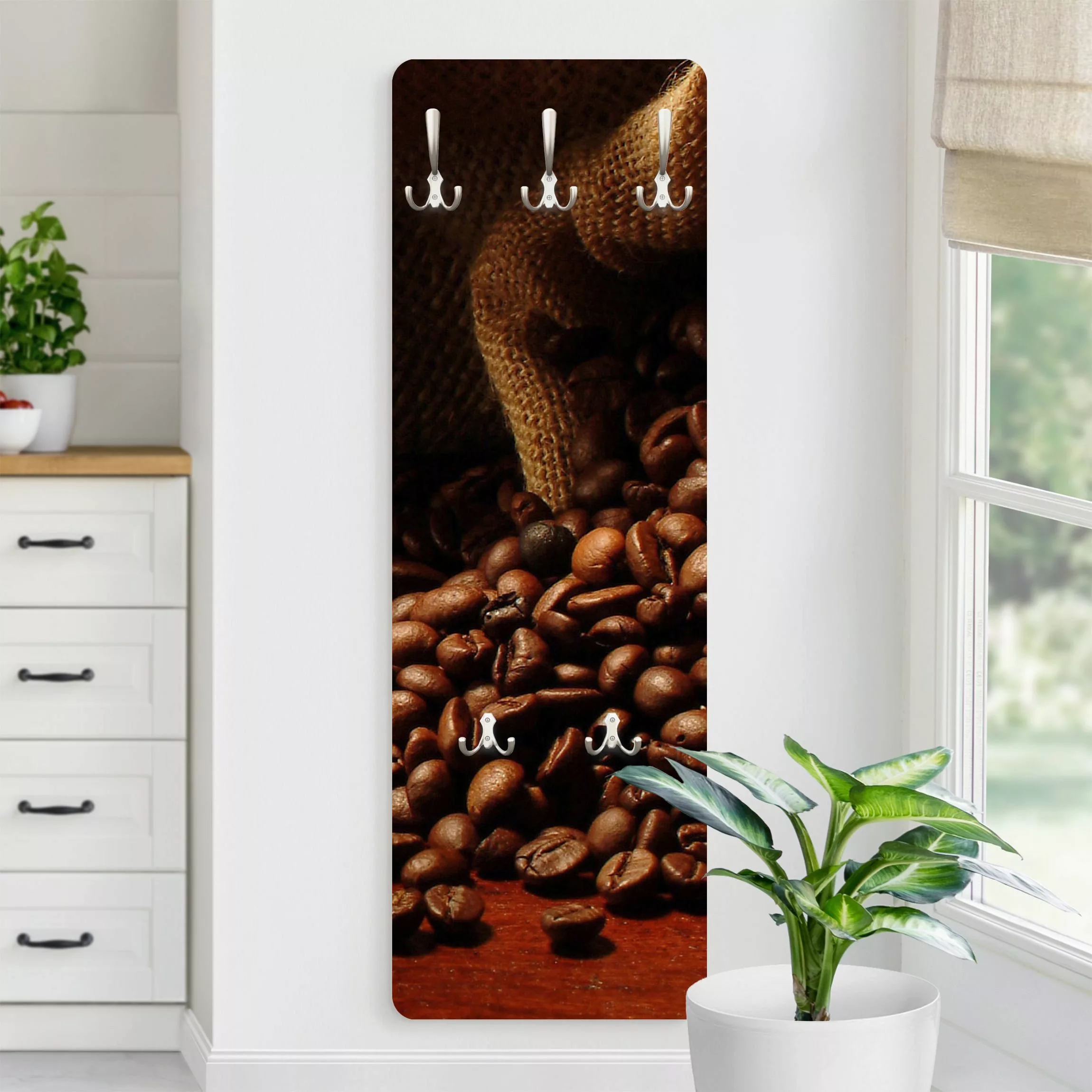 Wandgarderobe Holzpaneel Küche Dulcet Coffee günstig online kaufen