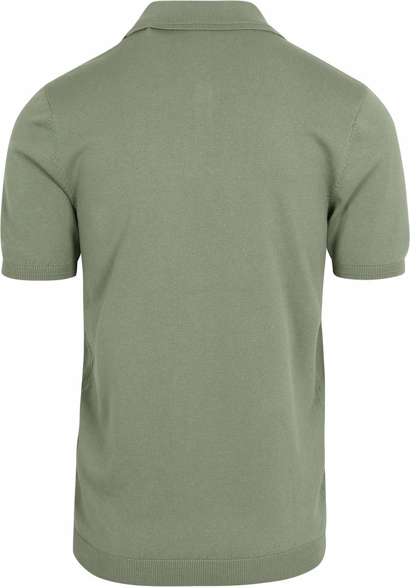 No Excess Half Zip Poloshirt Grün - Größe XXL günstig online kaufen