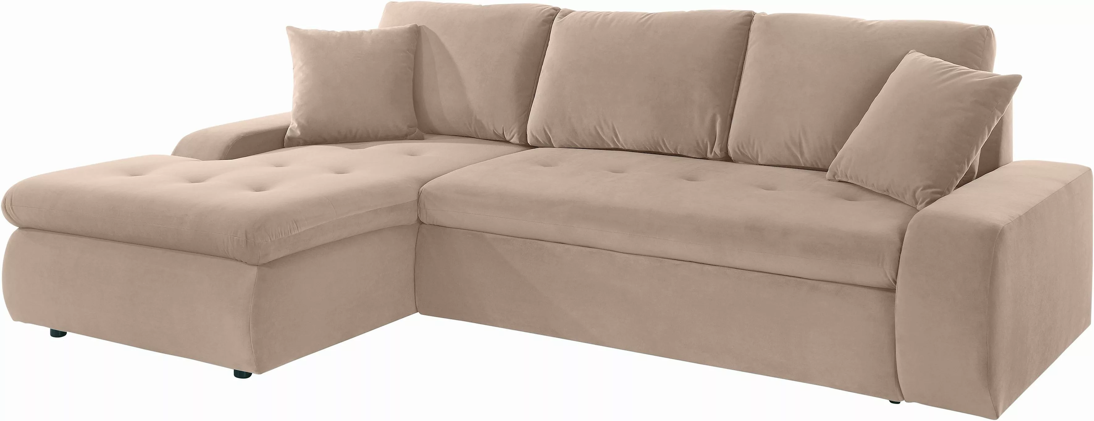 TRENDMANUFAKTUR Ecksofa "Indie II, tolle Detailverarbeitung, bequem und kom günstig online kaufen