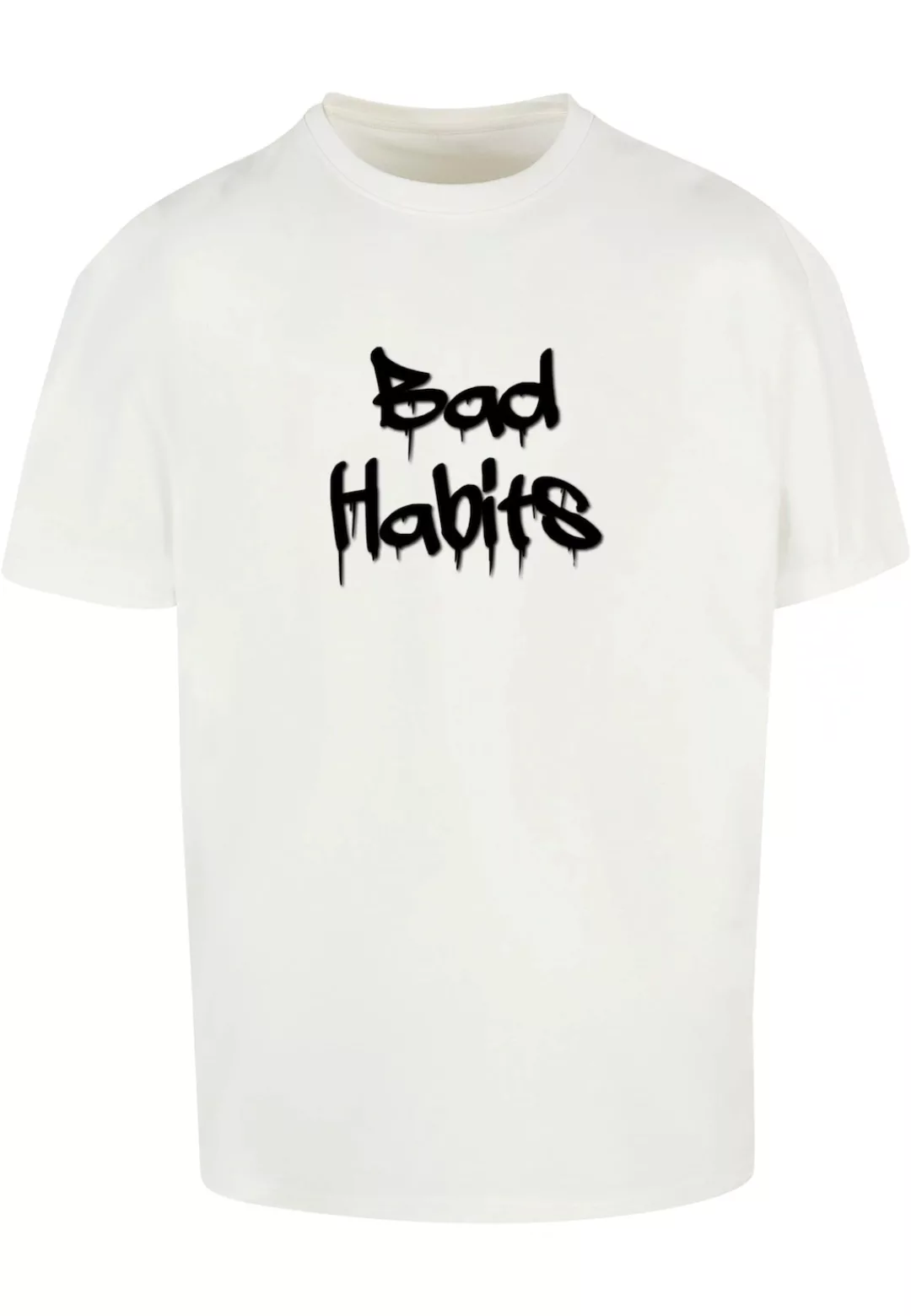 Merchcode T-Shirt "Merchcode Herren Bad Habits Heavy Oversize Tee" günstig online kaufen