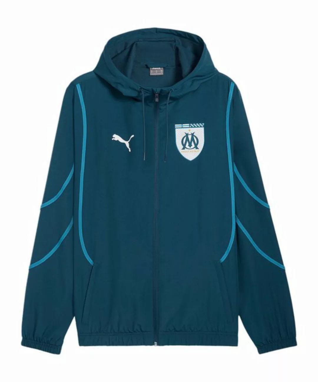 PUMA Sweatjacke Olympique Marseille Prematch Jacke 2024/2025 günstig online kaufen