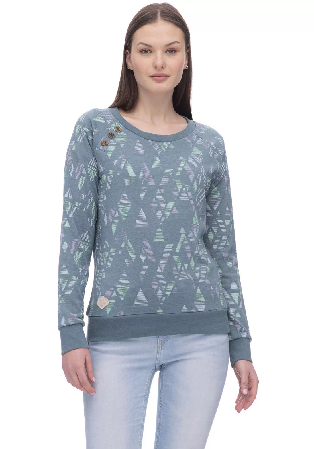 Ragwear Sweater "DARRIA PRINT", mit Allover Print günstig online kaufen