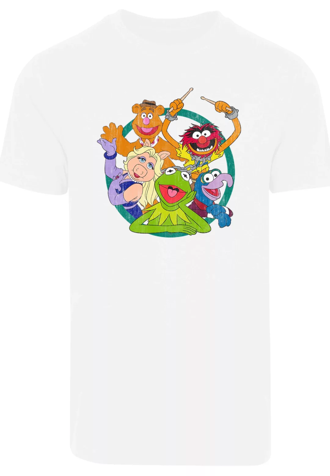 F4NT4STIC T-Shirt "Disney Muppets Group Circle", Herren,Premium Merch,Regul günstig online kaufen