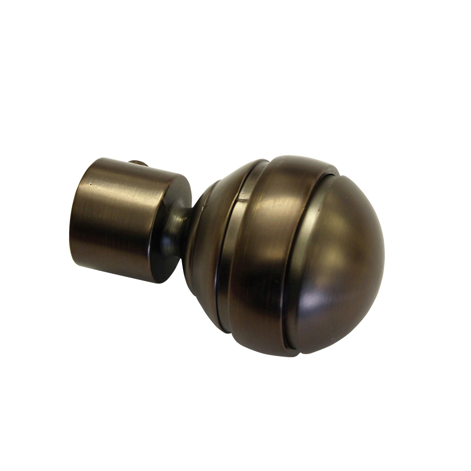 Gardinia Endstück Chicago Kugel für Ø 20 mm Bronze 2-er Pack günstig online kaufen