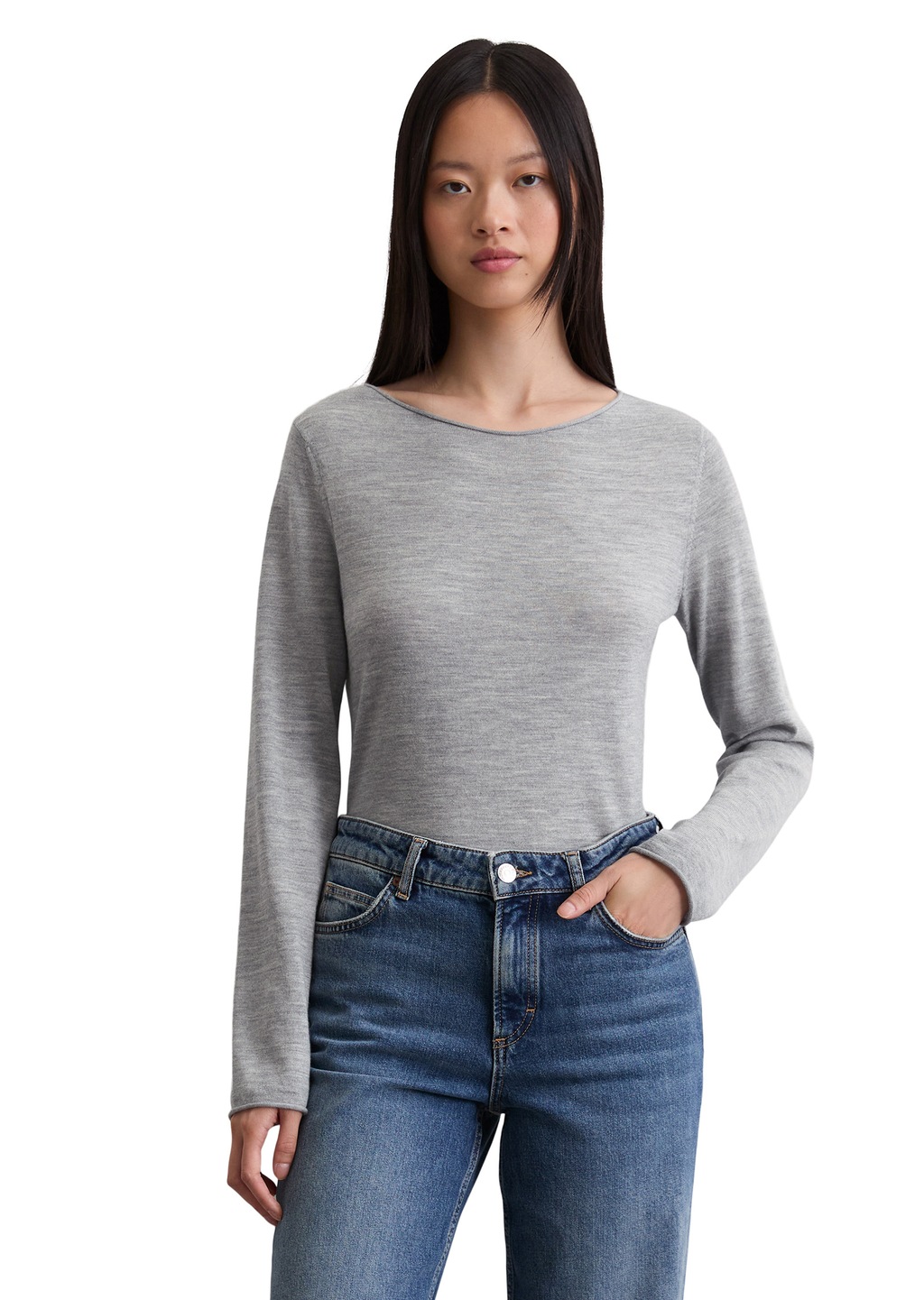 Marc OPolo Strickpullover "aus weicher Merinowolle" günstig online kaufen