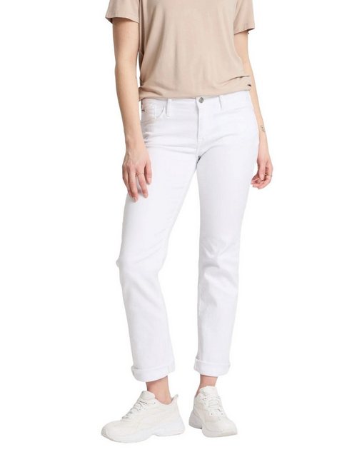 Cross Jeans Damen Jeans ROSE - Regular Fit - Weiss - White günstig online kaufen