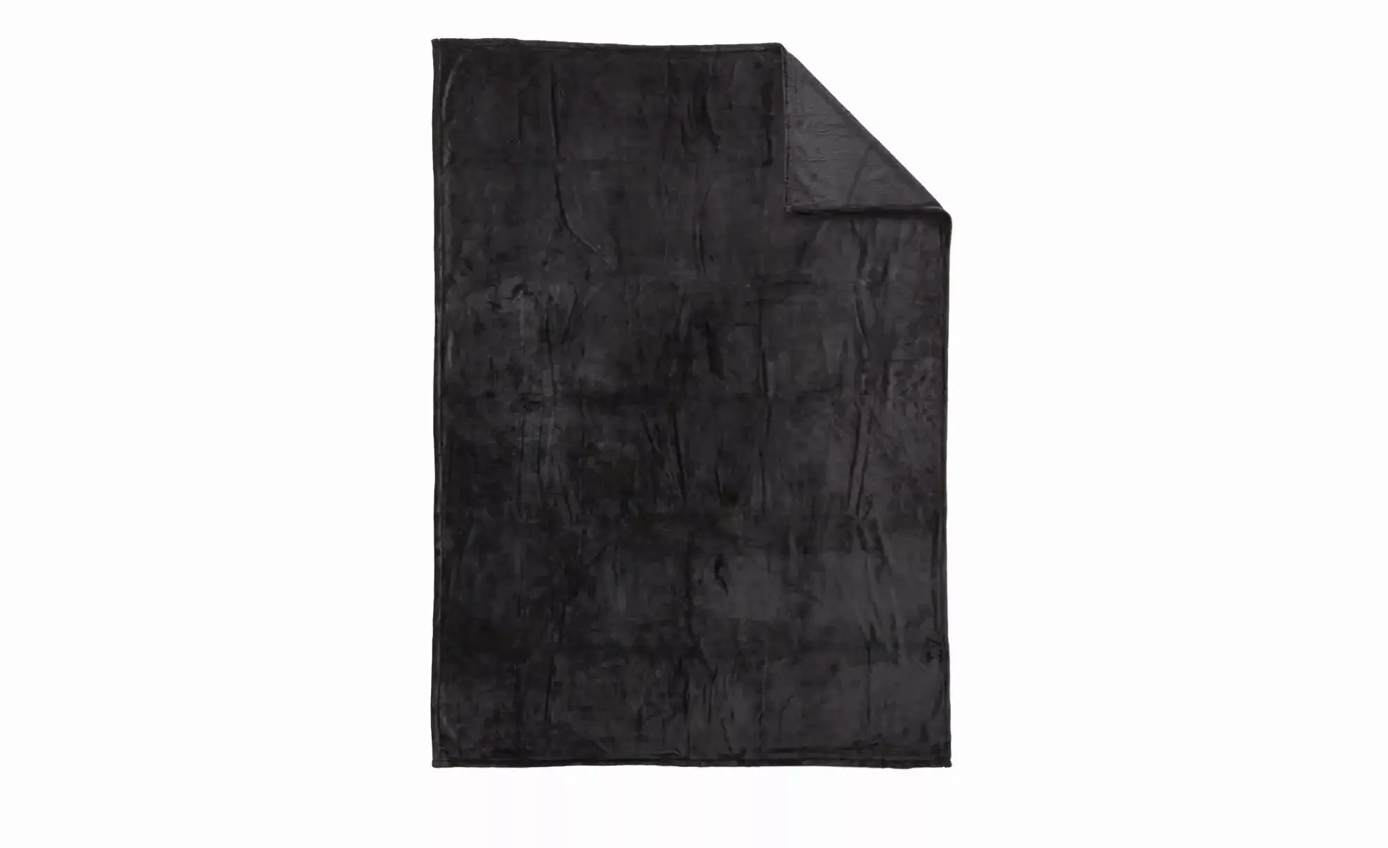 como Soft Flauschdecke  Mirabelle ¦ schwarz ¦ Synthetik ¦ Maße (cm): B: 150 günstig online kaufen