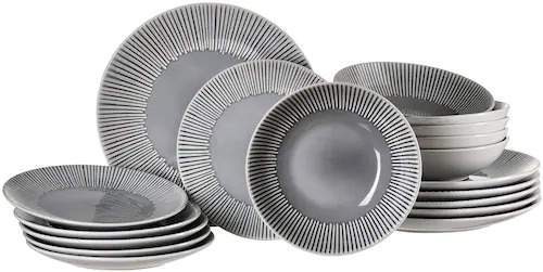 Ritzenhoff & Breker Tafelservice »Banda«, (Set, 18 tlg.), aus Steingut für günstig online kaufen