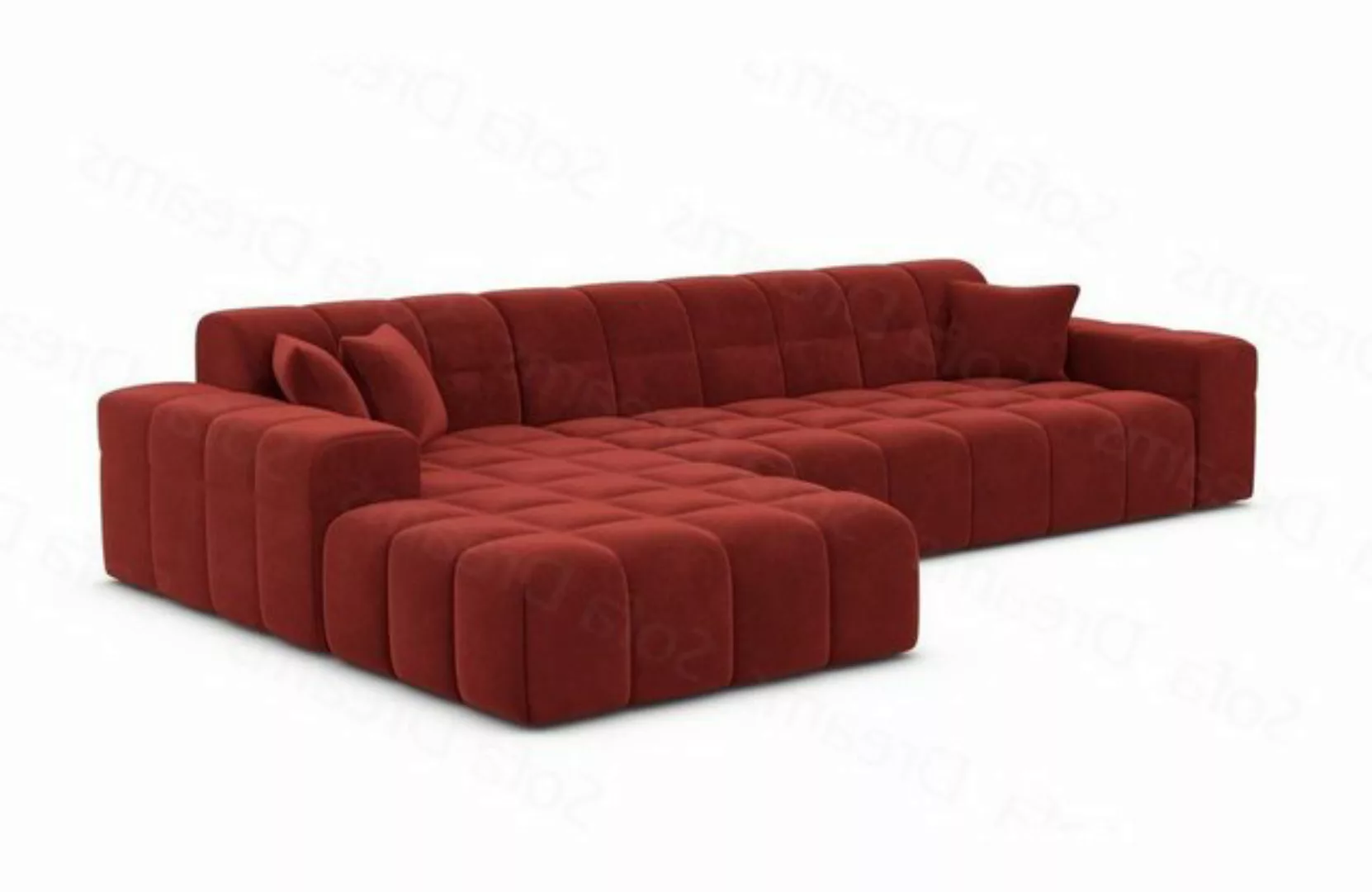 Sofa Dreams Ecksofa Stoffsofa Ibiza L Form kurz Stoff Modern Eckcouch Sofa günstig online kaufen