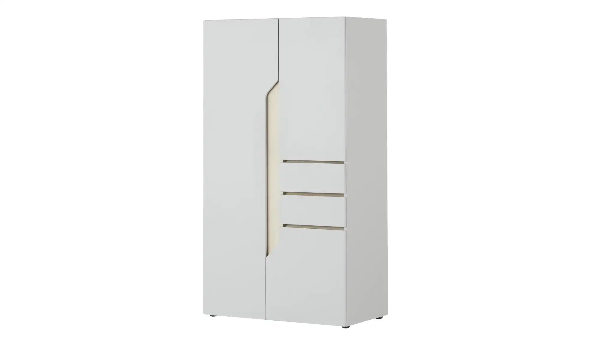 Kleiderschrank  ZE+ ¦ grau ¦ Maße (cm): B: 110 H: 202 T: 61.0 Schränke > Kl günstig online kaufen