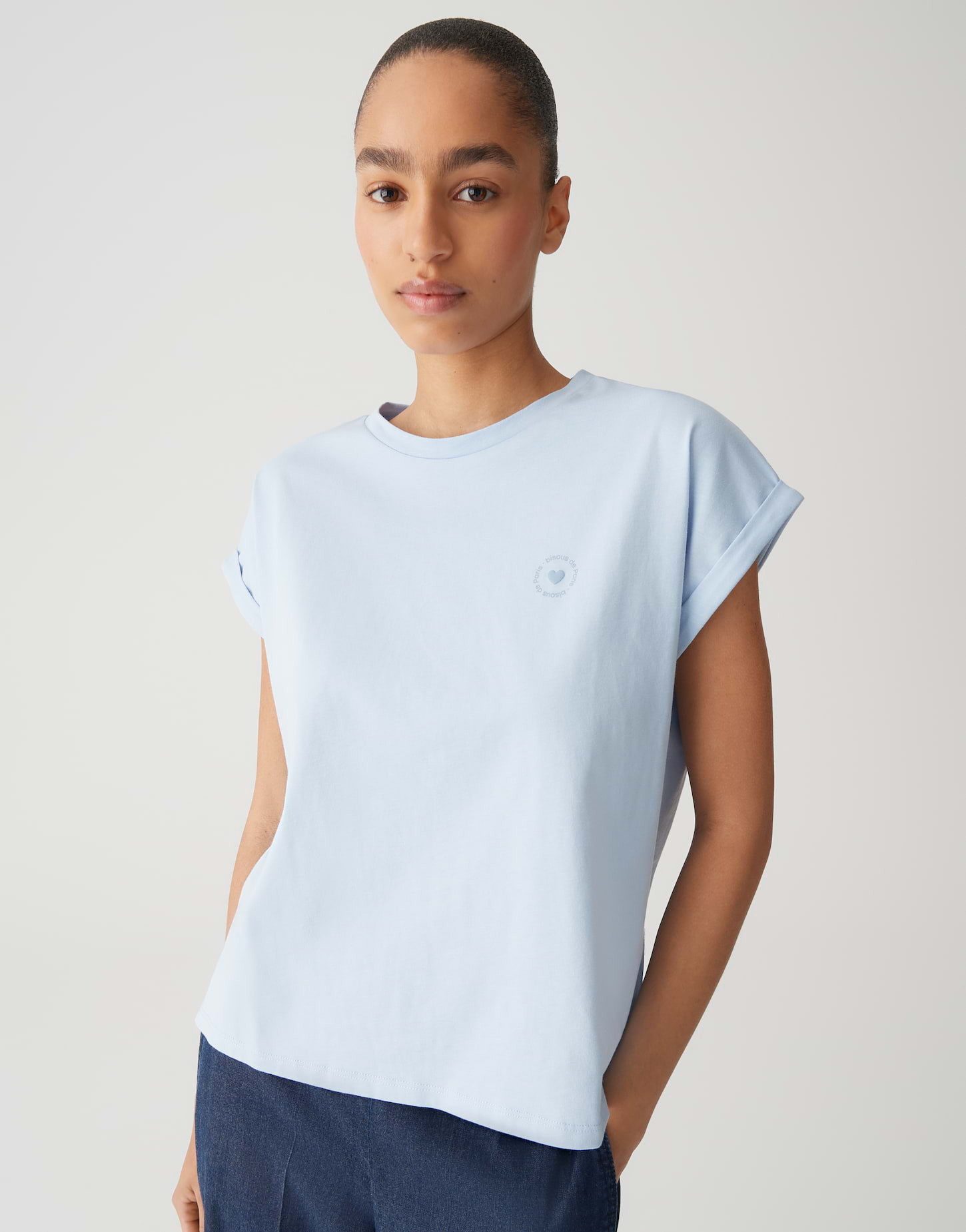 OPUS Kurzarmshirt SPARIS aus nachhaltigem Organic günstig online kaufen