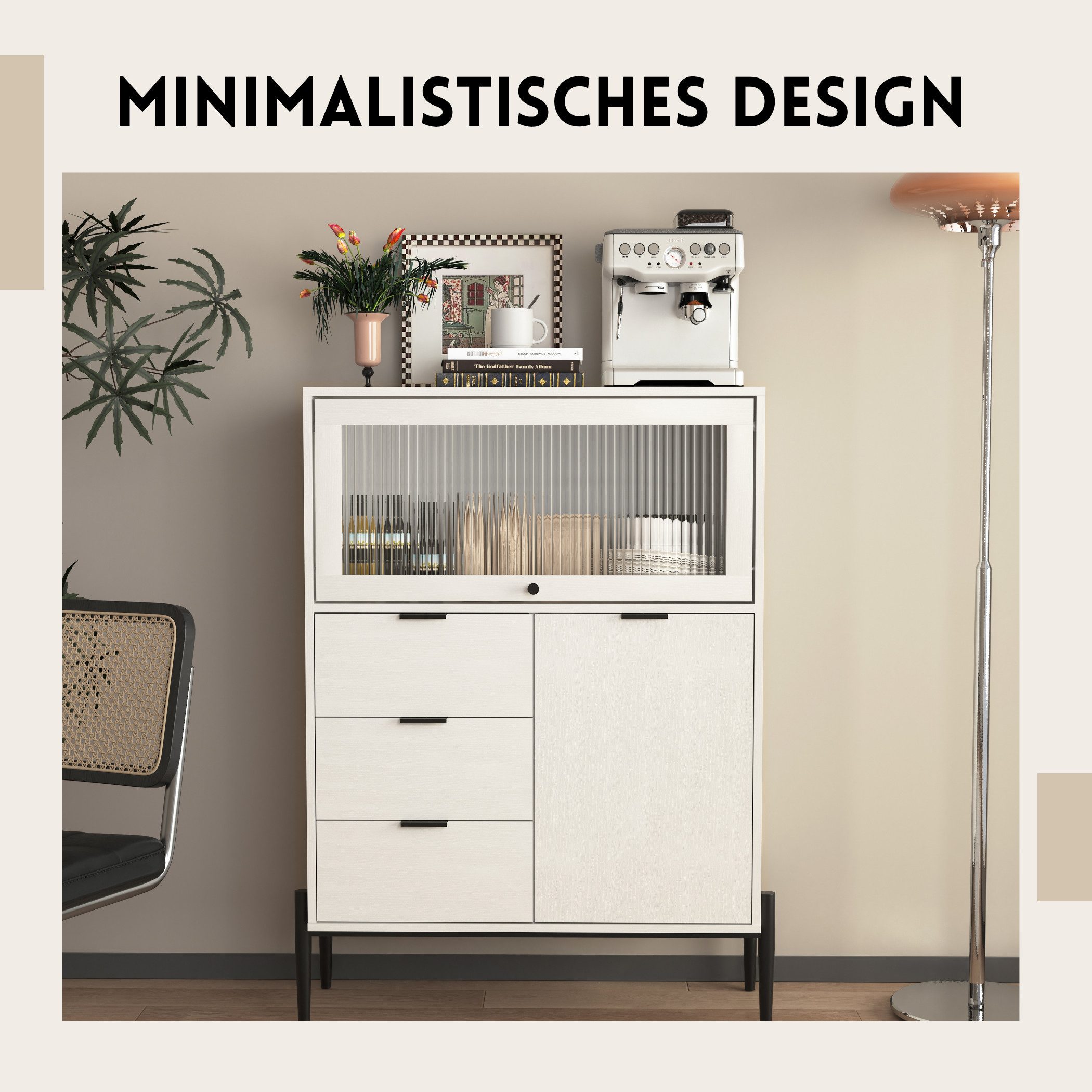 SeedWave Anrichte Moderner Küchenschrank Kommode Küche günstig online kaufen
