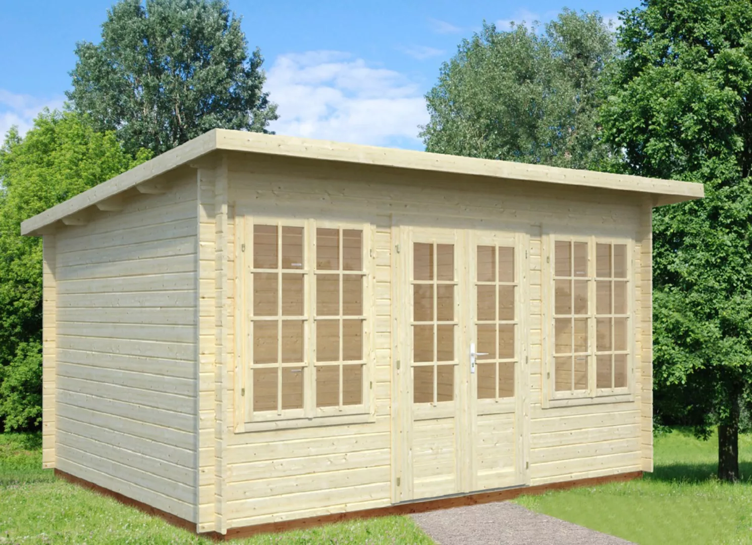 Palmako Gartenhaus "Lisa", (Set), 11,5 m², mit Fußboden im Gartenhaus günstig online kaufen