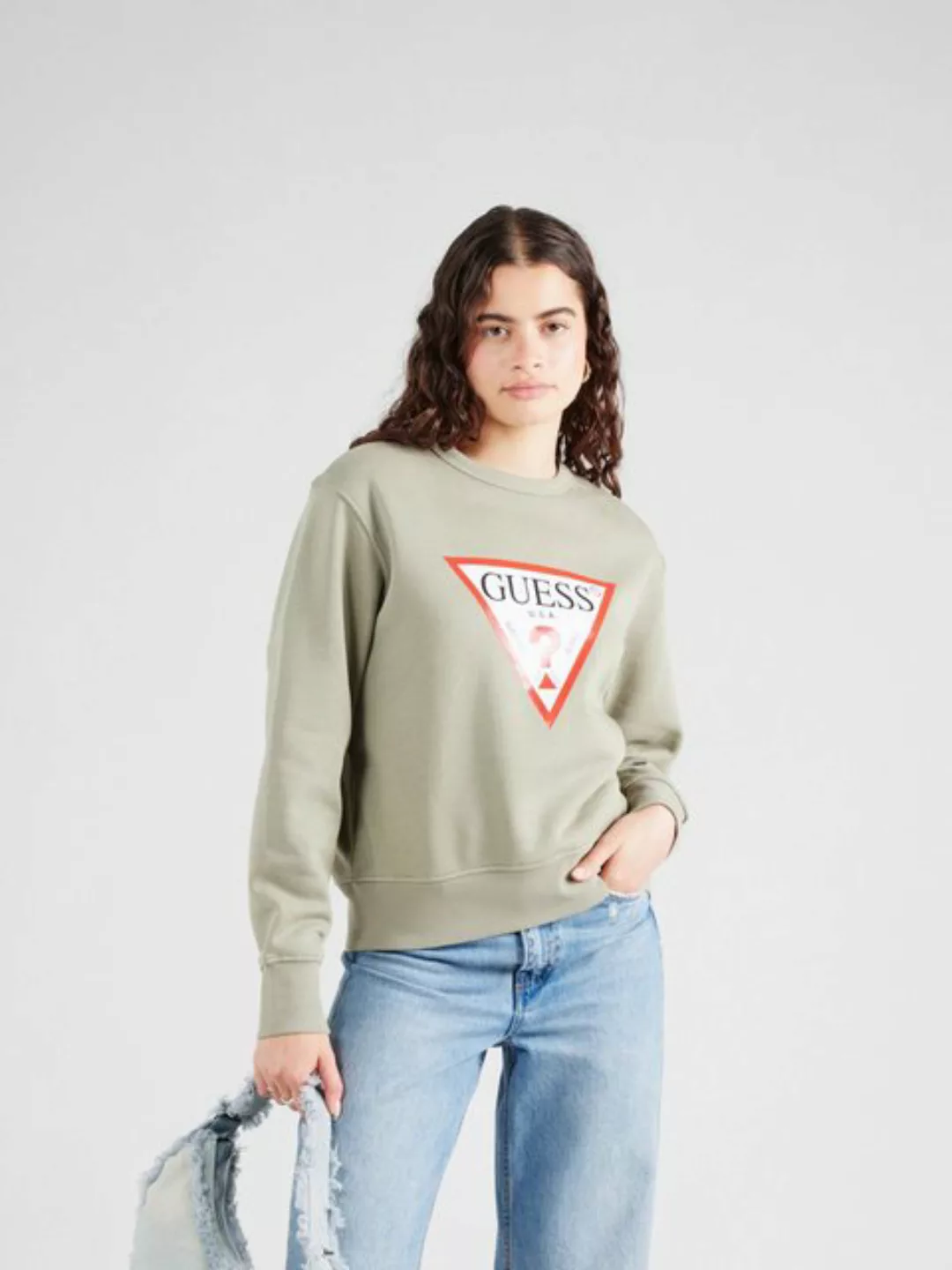 Guess Sweatshirt CN ORIGINAL (1-tlg) Plain/ohne Details günstig online kaufen