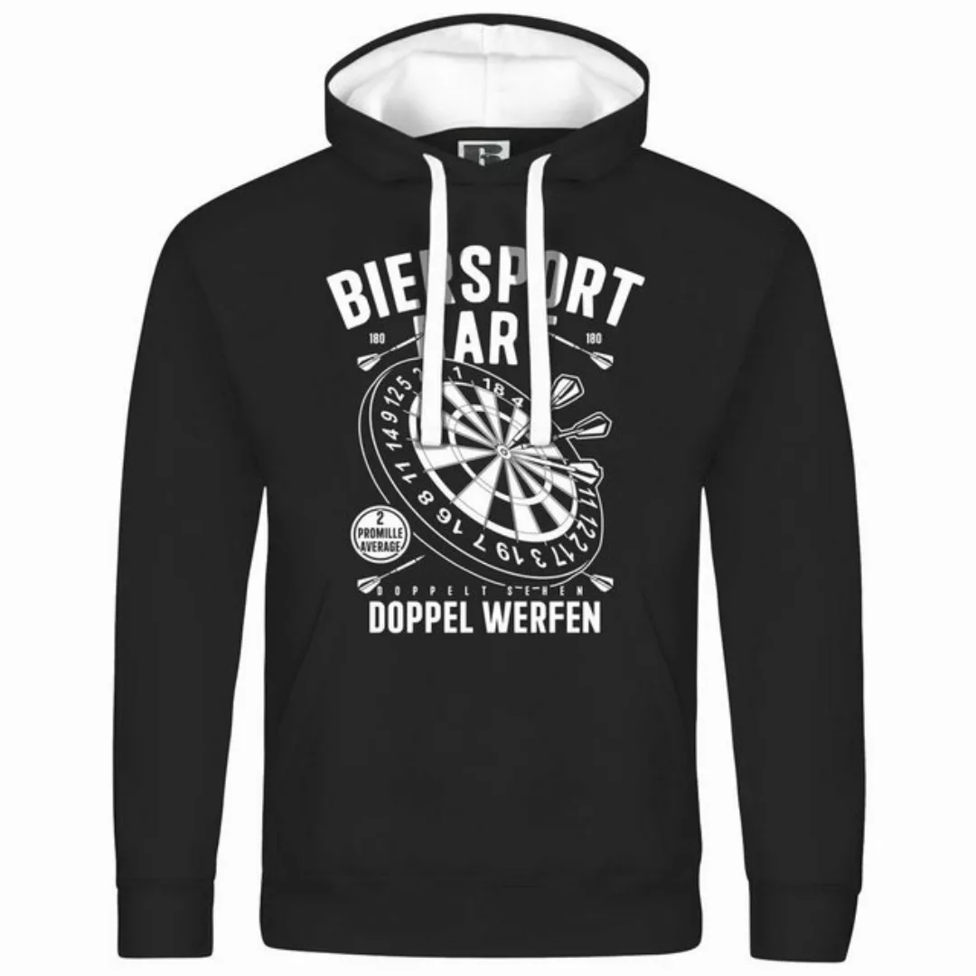 deinshirt Kapuzenpullover Herren Kapuzenpullover Biersport Dart Mit Print M günstig online kaufen