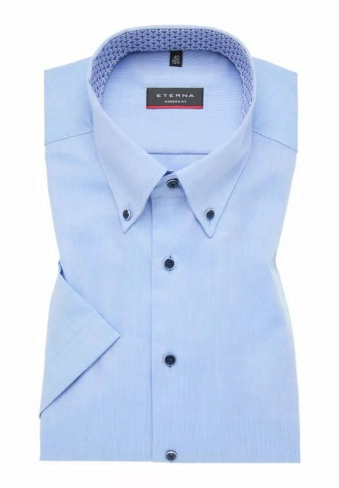 Eterna Blusenshirt Hemd 4122 C145, blau günstig online kaufen