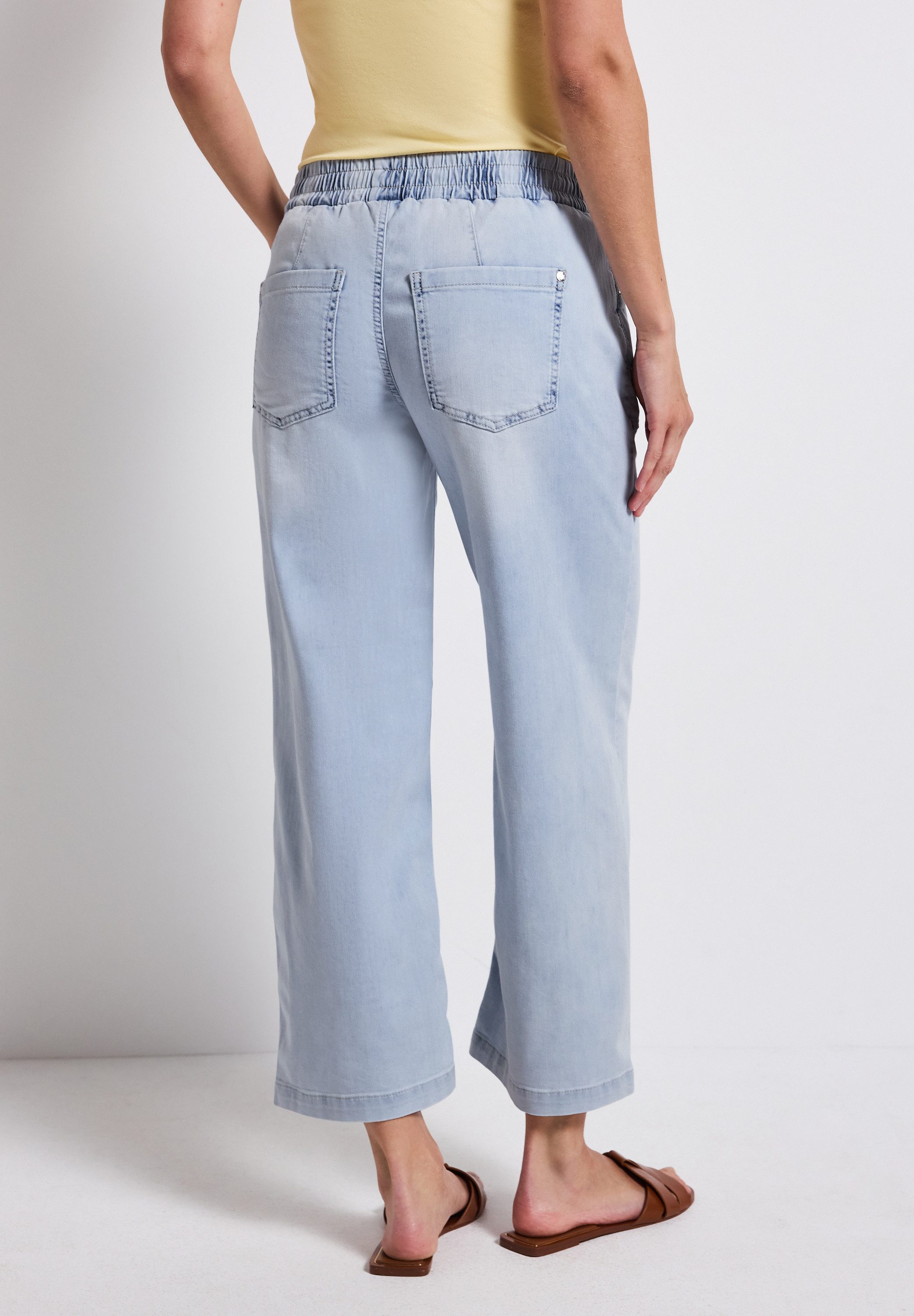 STREET ONE Loose-fit-Jeans, mit Wide Legs günstig online kaufen