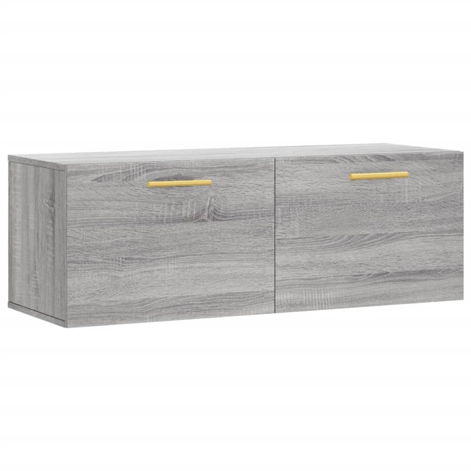 vidaXL Wandschrank Grau Sonoma 100x36,5x35 cm Holzwerkstoff Modell 3 günstig online kaufen