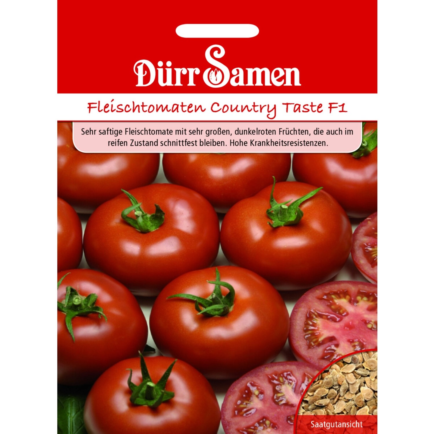 Dürr Samen Fleisch-Tomaten Country Taste F1 Saatgut günstig online kaufen