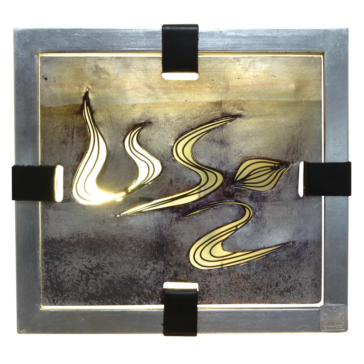 home24 Näve Dekoartikel Bankok Silber Metall 1-flammig E14 34x31x8 cm (BxHx günstig online kaufen