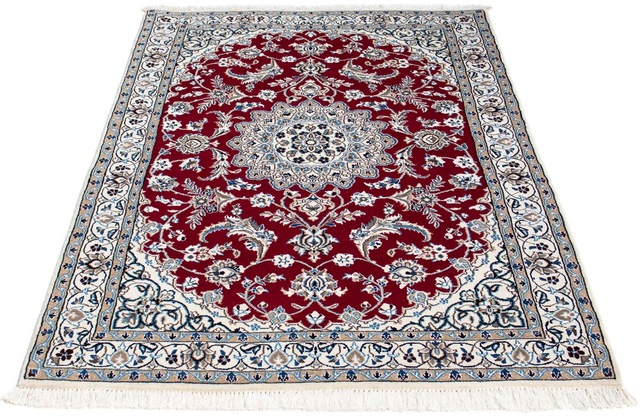 morgenland Orientteppich »Perser - Nain - Royal - 171 x 112 cm - dunkelrot« günstig online kaufen