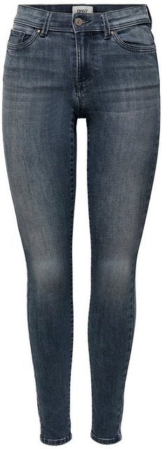 Only Damen Jeans ONLWAUW LIFE BJ777 Skinny Fit - Blau - Blue Black Denim günstig online kaufen