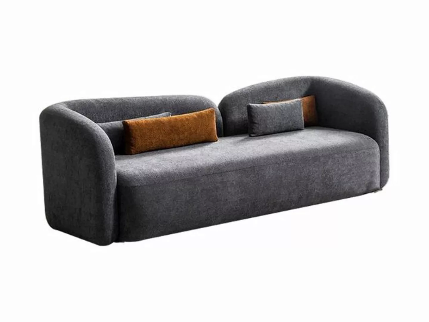 JVmoebel Sofa Wohnzimmer Sofa 3 Sitzer Designer Couch Polster Sofas Stoff T günstig online kaufen