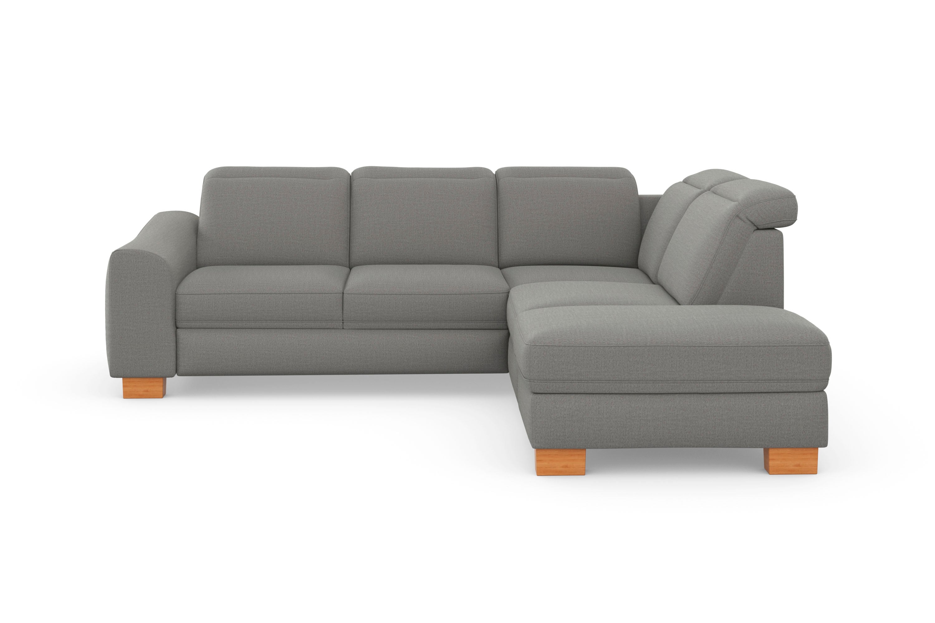 sit&more Ecksofa "Dundee L-Form", mit Federkern und Massivholzfüßen, wahlwe günstig online kaufen