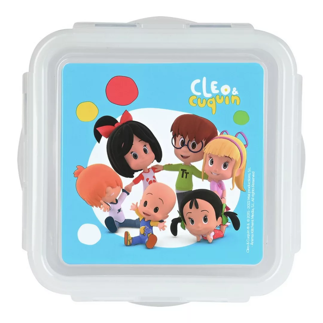 Lunchbox Cleo & Cuquin Good Night Polyurethan Blau (13 X 7.5 X 13 Cm) günstig online kaufen