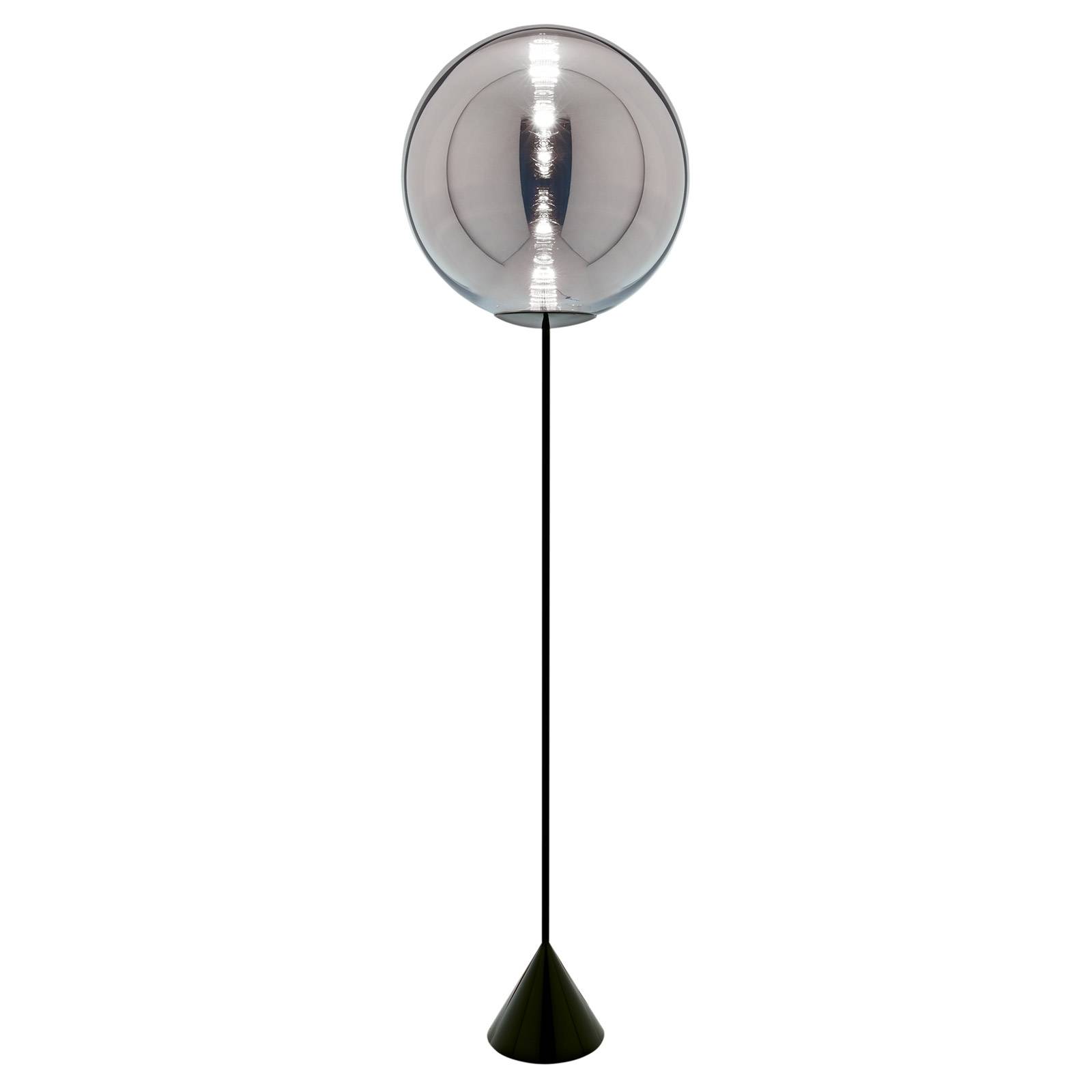 Tom Dixon Globe Cone LED-Stehleuchte, chrom günstig online kaufen