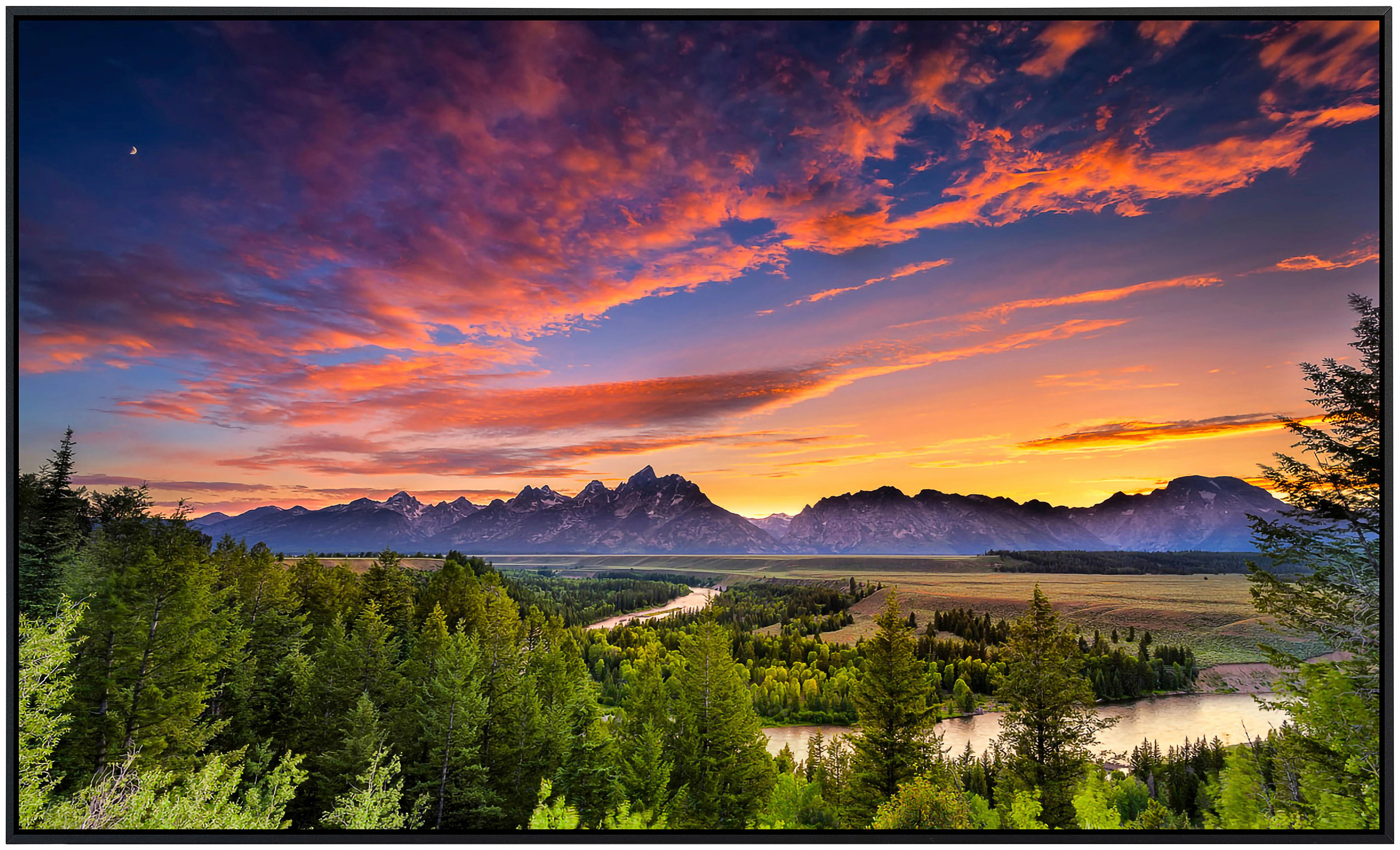 Papermoon Infrarotheizung »Snake River Sonnenuntergang«, sehr angenehme Str günstig online kaufen