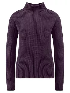 Pullover Stehkragen Peter Hahn lila günstig online kaufen