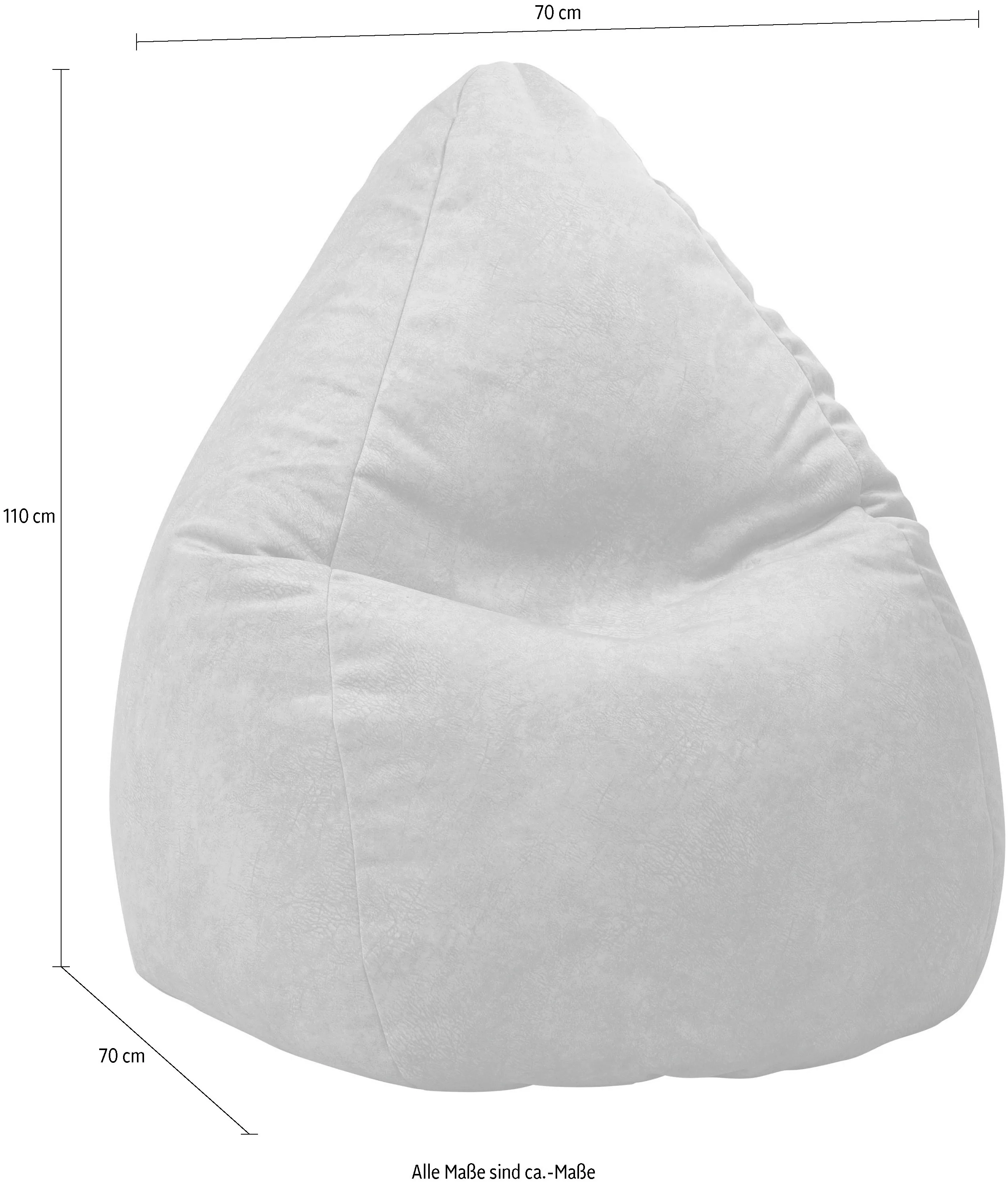 Sitting Point Sitzsack »Beanbag Karolina«, (1 St.) günstig online kaufen