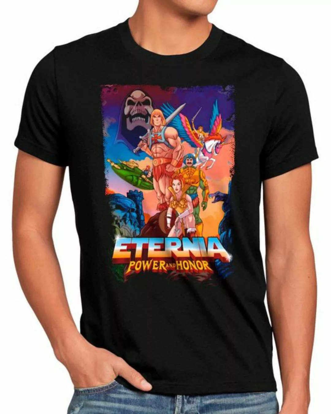 style3 Print-Shirt Herren T-Shirt Eternia Legacy he-man skeletor masters of günstig online kaufen