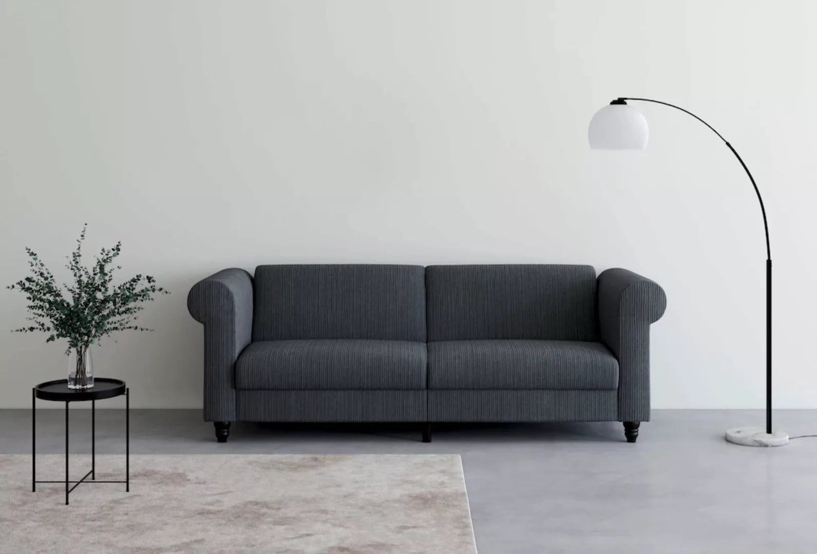 Dorel Home 3-Sitzer "Felix II, Schlafsofa 236cm, (Liegefläche 108x190cm), R günstig online kaufen