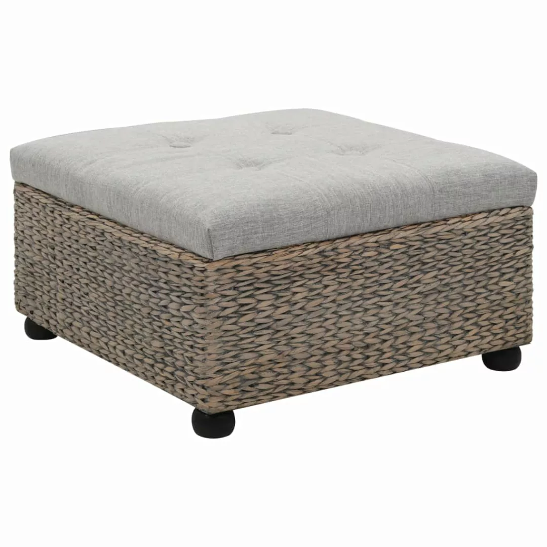 Ottoman Seegras 65×65×40 Cm Grau günstig online kaufen