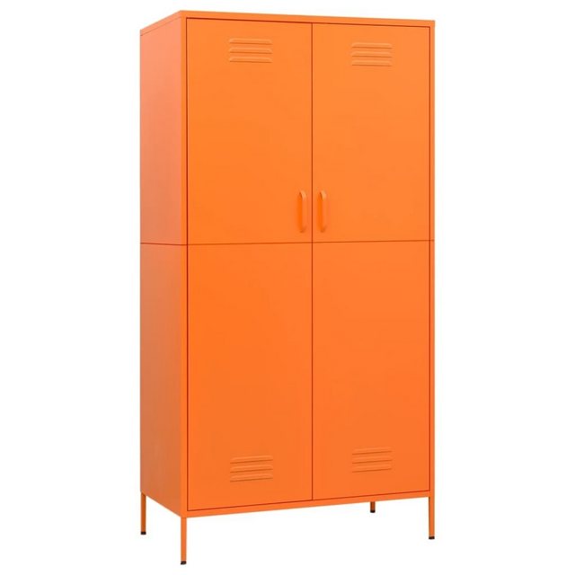 vidaXL Kleiderschrank Kleiderschrank Orange 90x50x180 cm Stahl günstig online kaufen